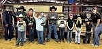 Participants in the No Limits show are all smiles after winning their belt buckles at the Trinity County Fair and Youth Livestock Show. Courtesy photo